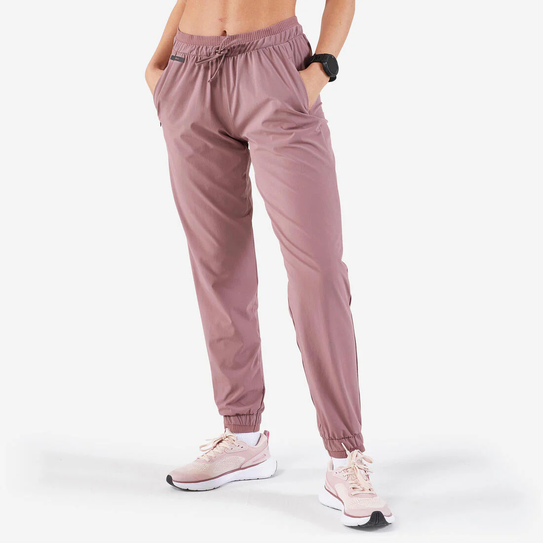 Pantalón de running transpirable negro para mujer Kiprun Run 500 Dry - Image 4