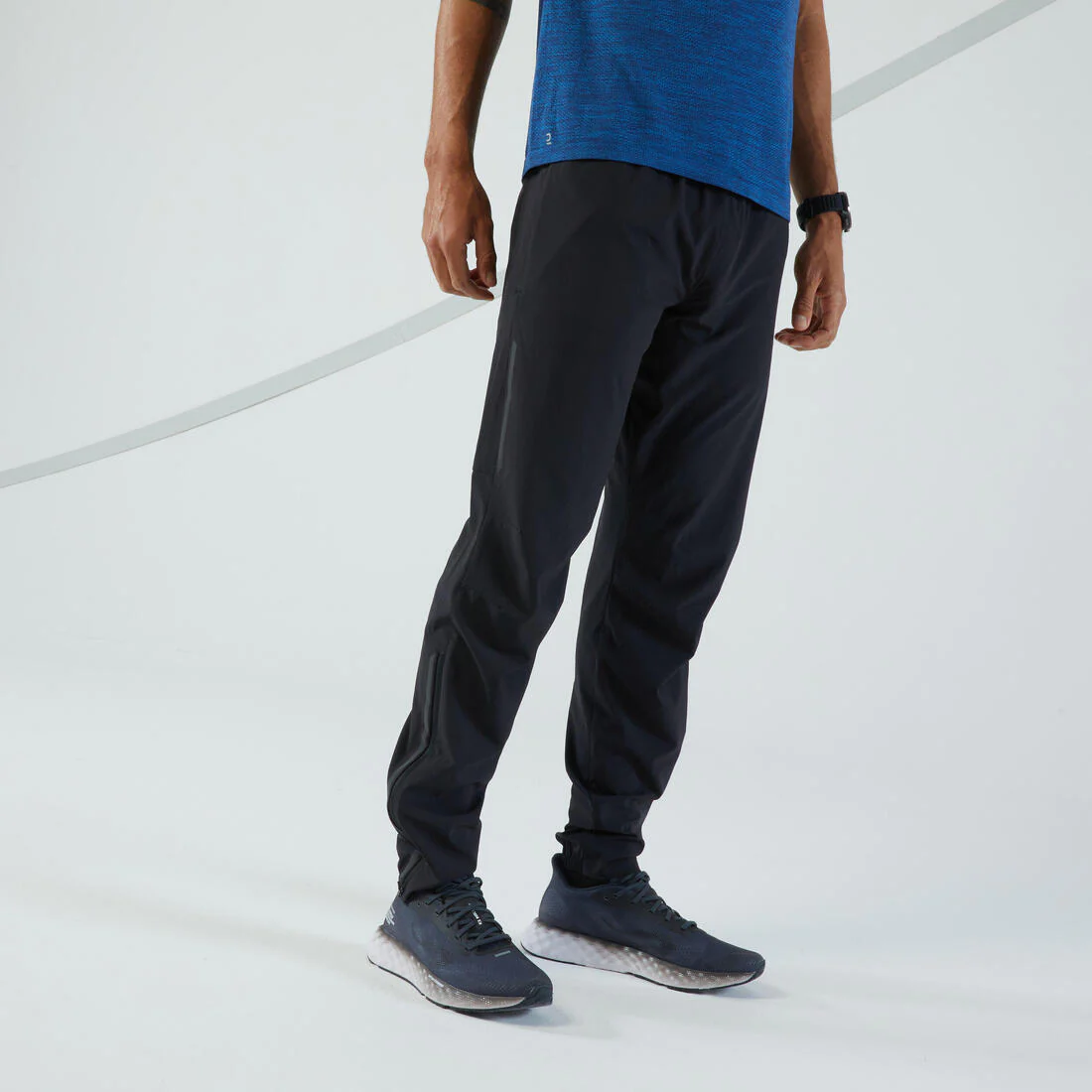 Pantalón de running transpirable para hombre - KIPRUN negro - Image 4
