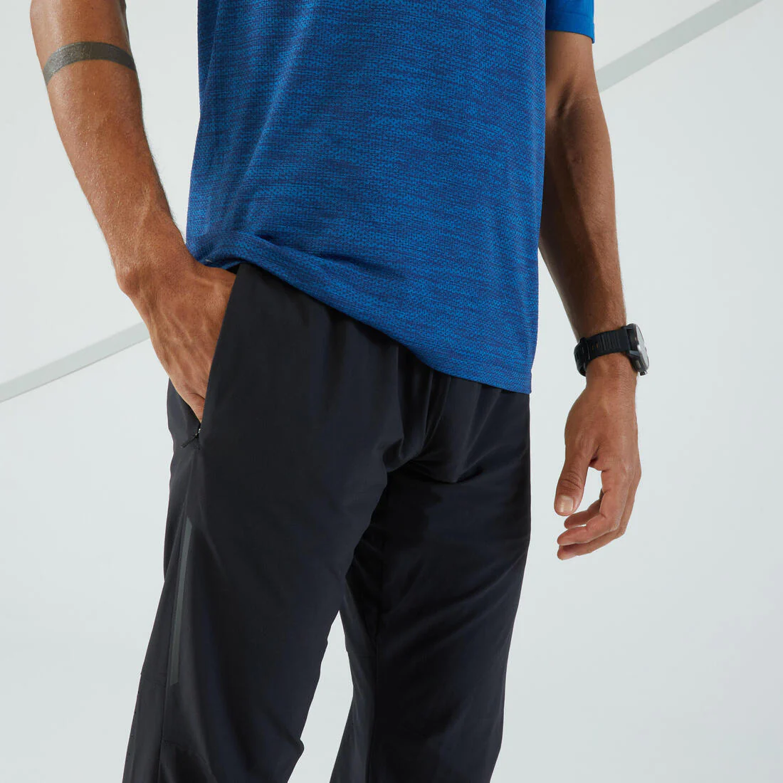 Pantalón de running transpirable para hombre - KIPRUN negro - Image 8