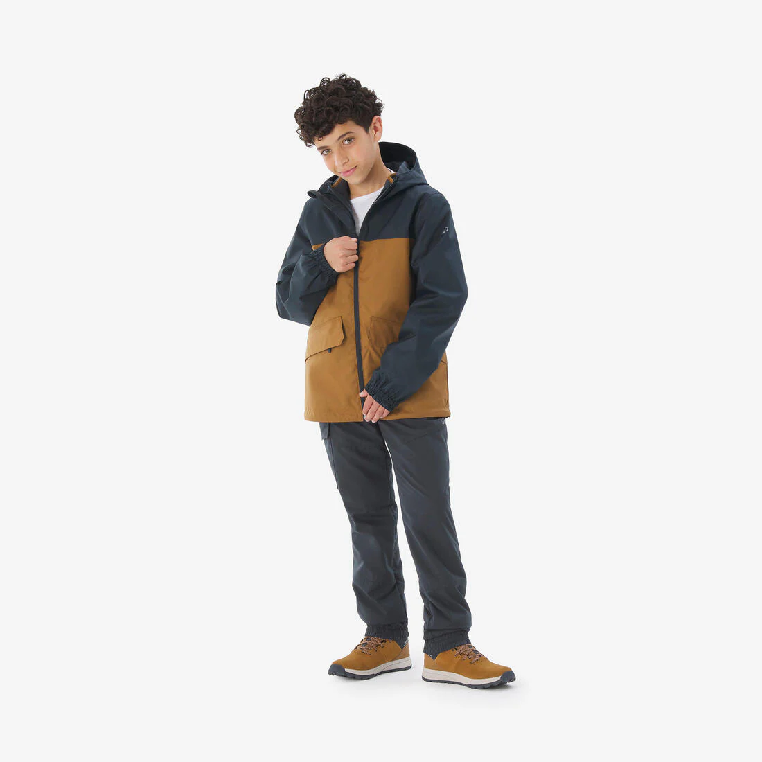 Pantalón de senderismo cálido gris para niños de 7 a 15 años NH100 - Image 12