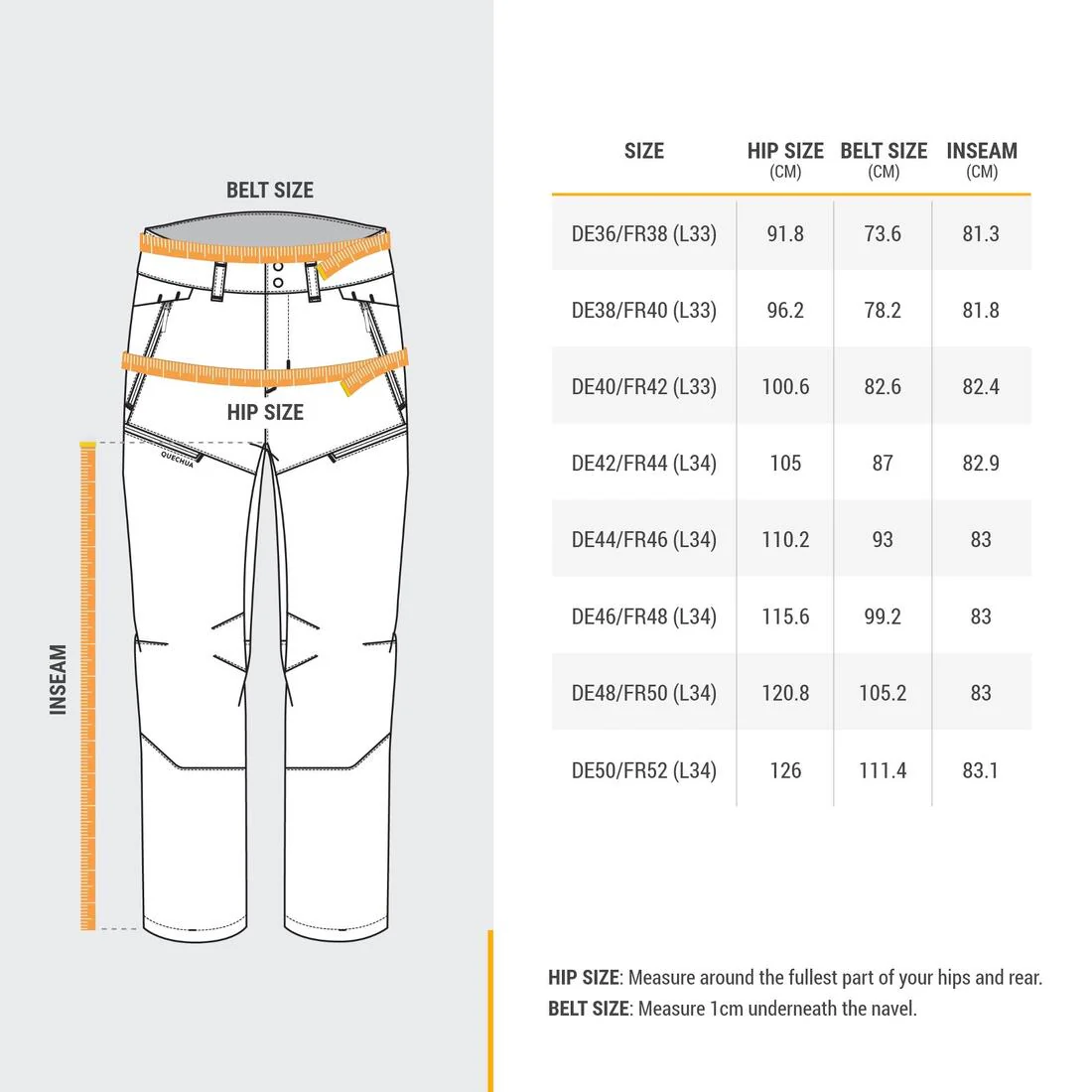 Pantalón de senderismo cálido y perlante negro para hombre SH500 - Image 8