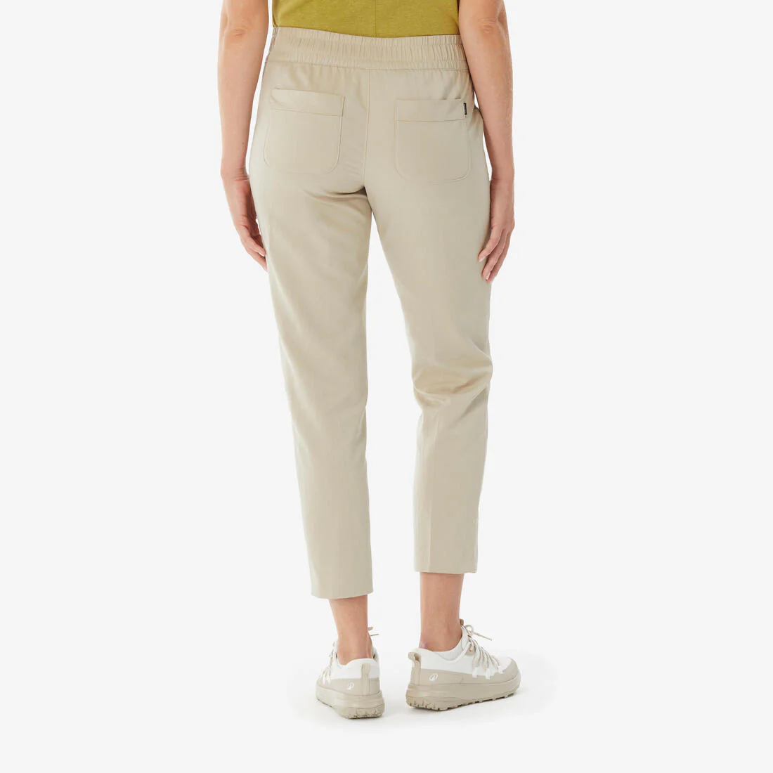 Pantalón de senderismo de lino beige mujer NH500 - Image 4