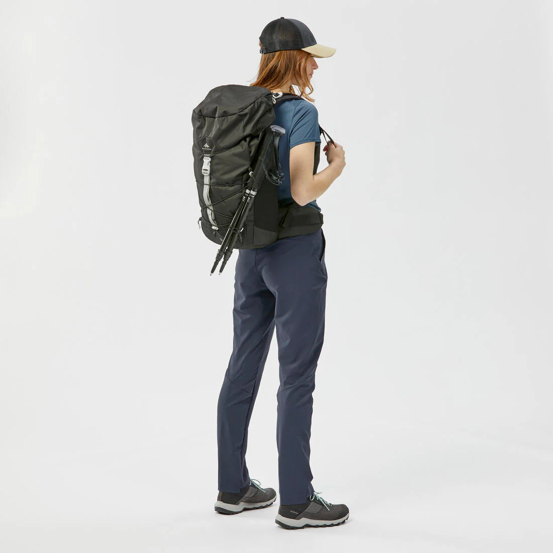 Pantalón de senderismo en montaña gris para mujer MH100 - Image 12