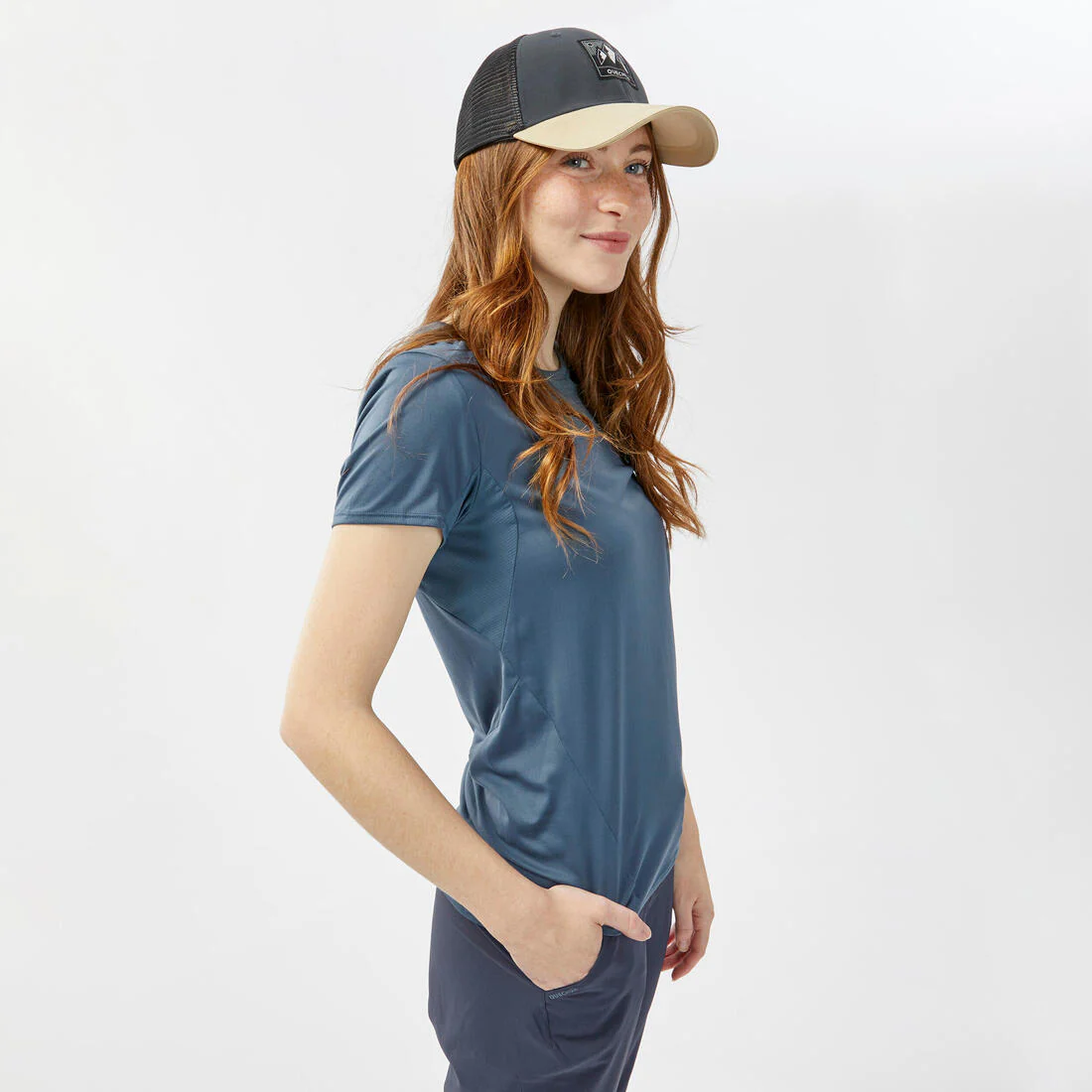 Pantalón de senderismo en montaña gris para mujer MH100 - Image 4