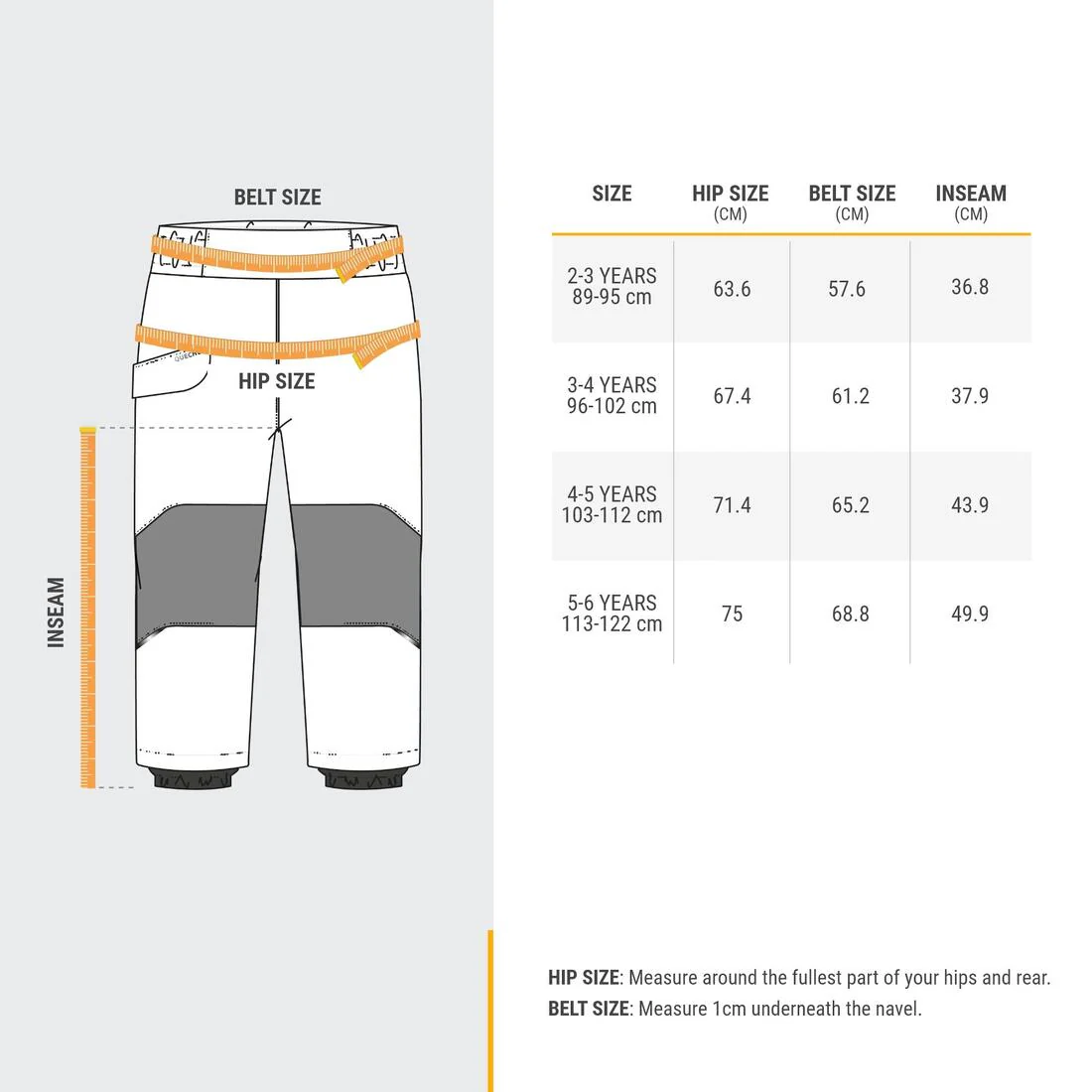 Pantalón de senderismo impermeable para niños de 2 a 6 años SH500 Mountain - Image 4