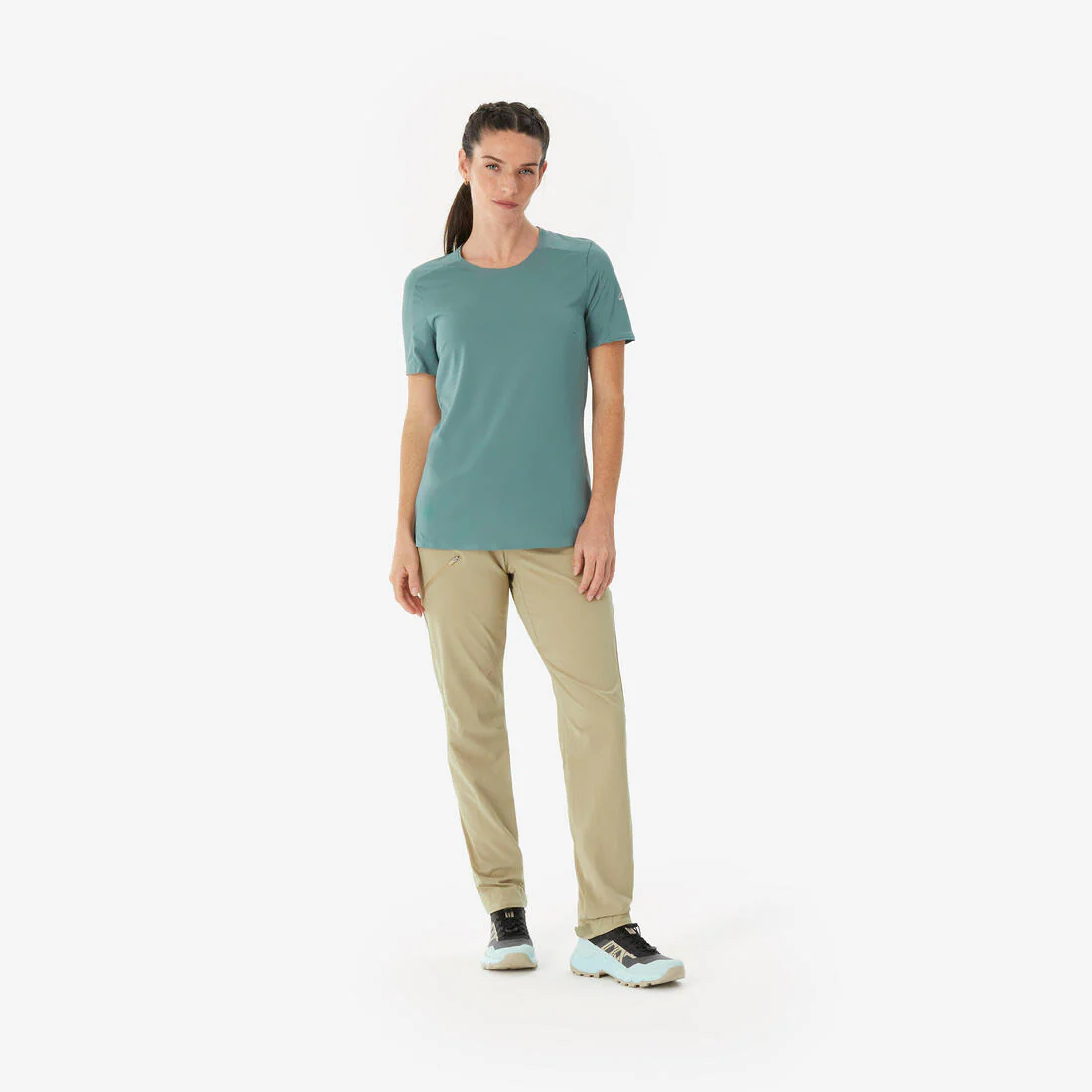 Pantalón de senderismo montaña - MH500 - Azul Gris - Mujer - Image 10