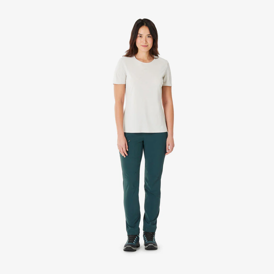 Pantalón de senderismo montaña - MH500 - Azul Gris - Mujer - Image 12