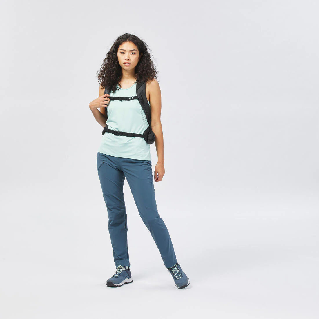 Pantalón de senderismo montaña - MH500 - Azul Gris - Mujer - Image 27