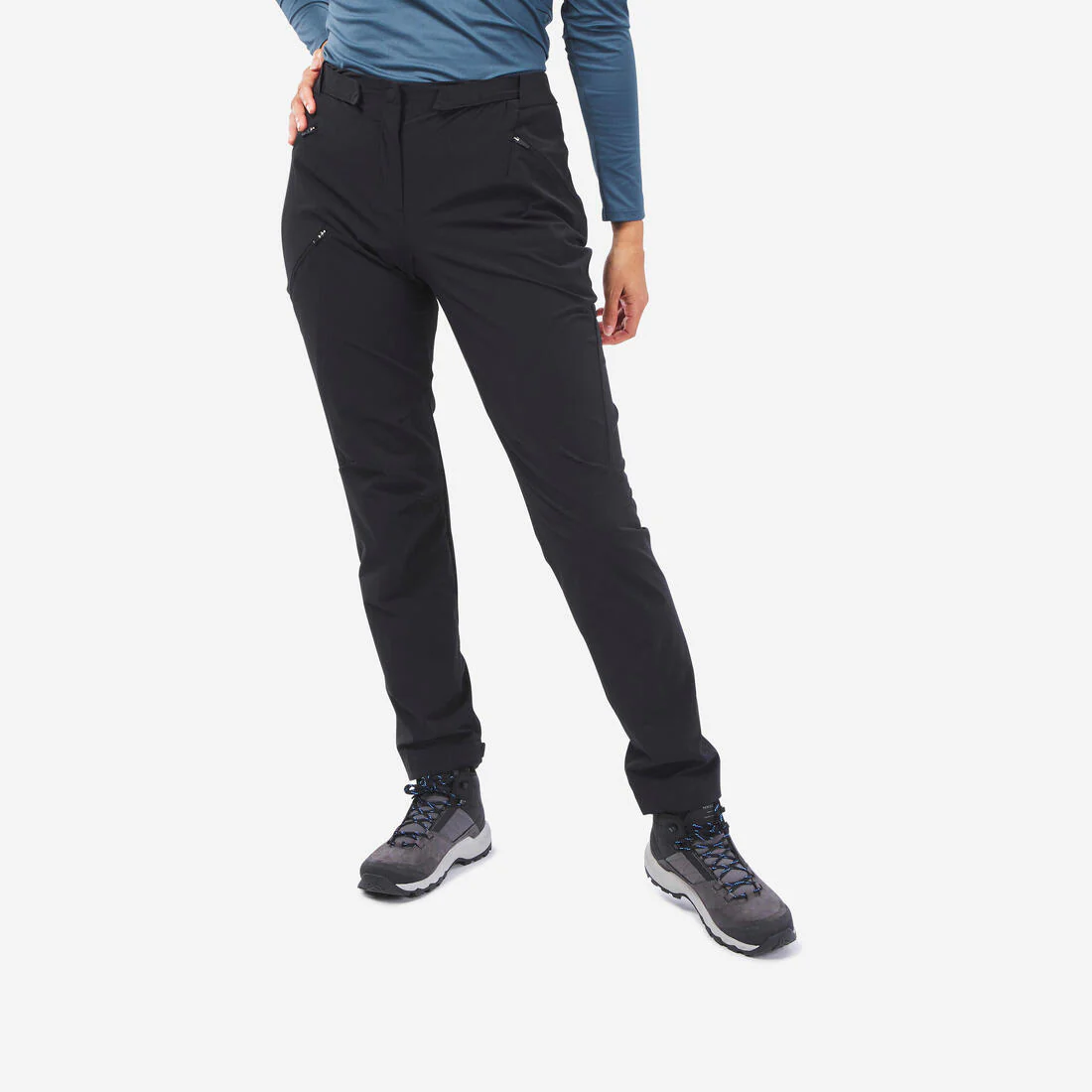 Pantalón de senderismo montaña - MH500 - Azul Gris - Mujer - Image 3