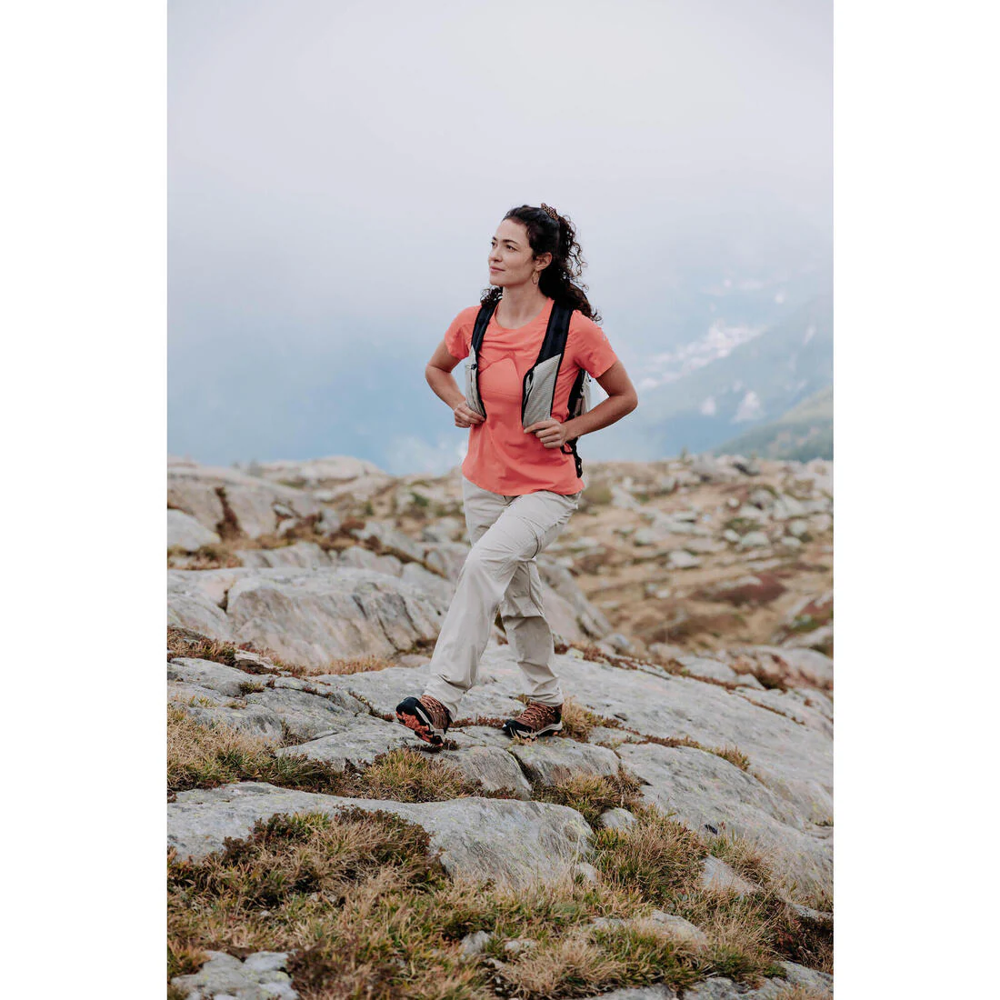 Pantalón de senderismo montaña - MH500 - Azul Gris - Mujer - Image 39
