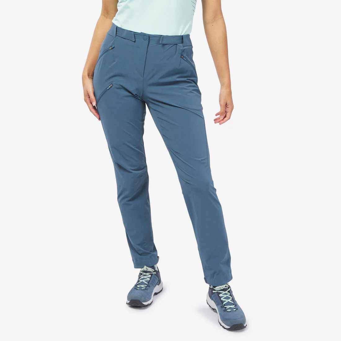 Pantalón de senderismo montaña - MH500 - Azul Gris - Mujer - Image 6