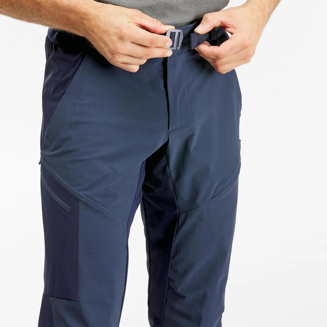 Pantalón de senderismo negro/gris para hombre MH500 - Image 16
