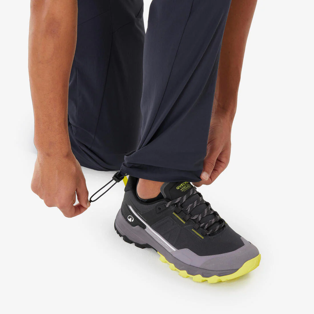 Pantalón de senderismo negro/gris para hombre MH500 - Image 26