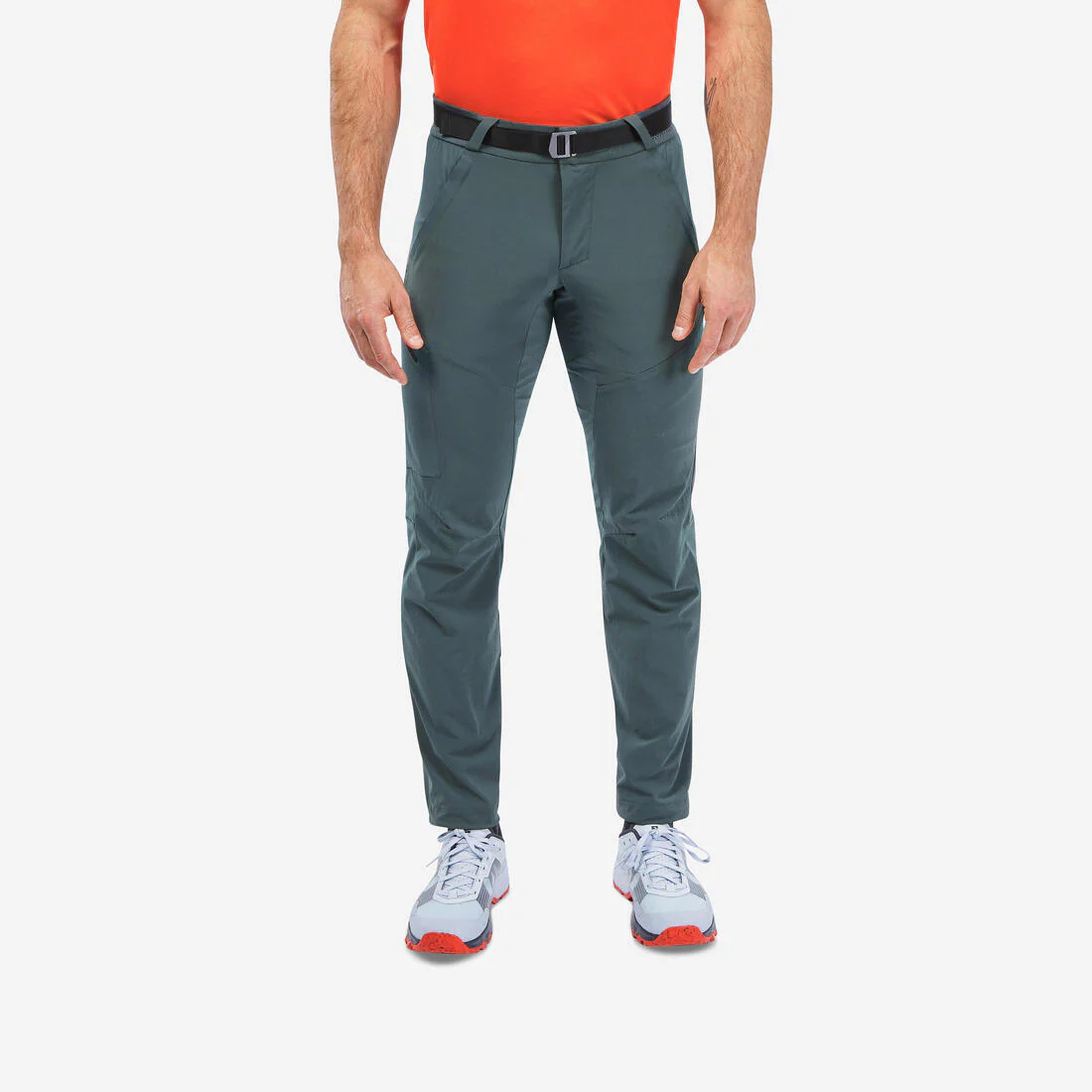 Pantalón de senderismo negro/gris para hombre MH500 - Image 3