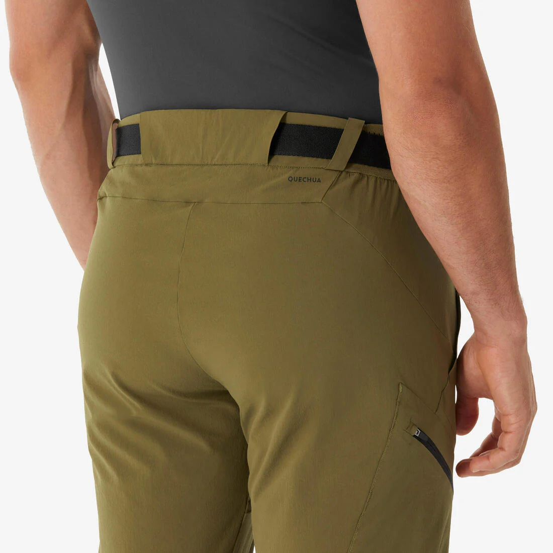 Pantalón de senderismo negro/gris para hombre MH500 - Image 32