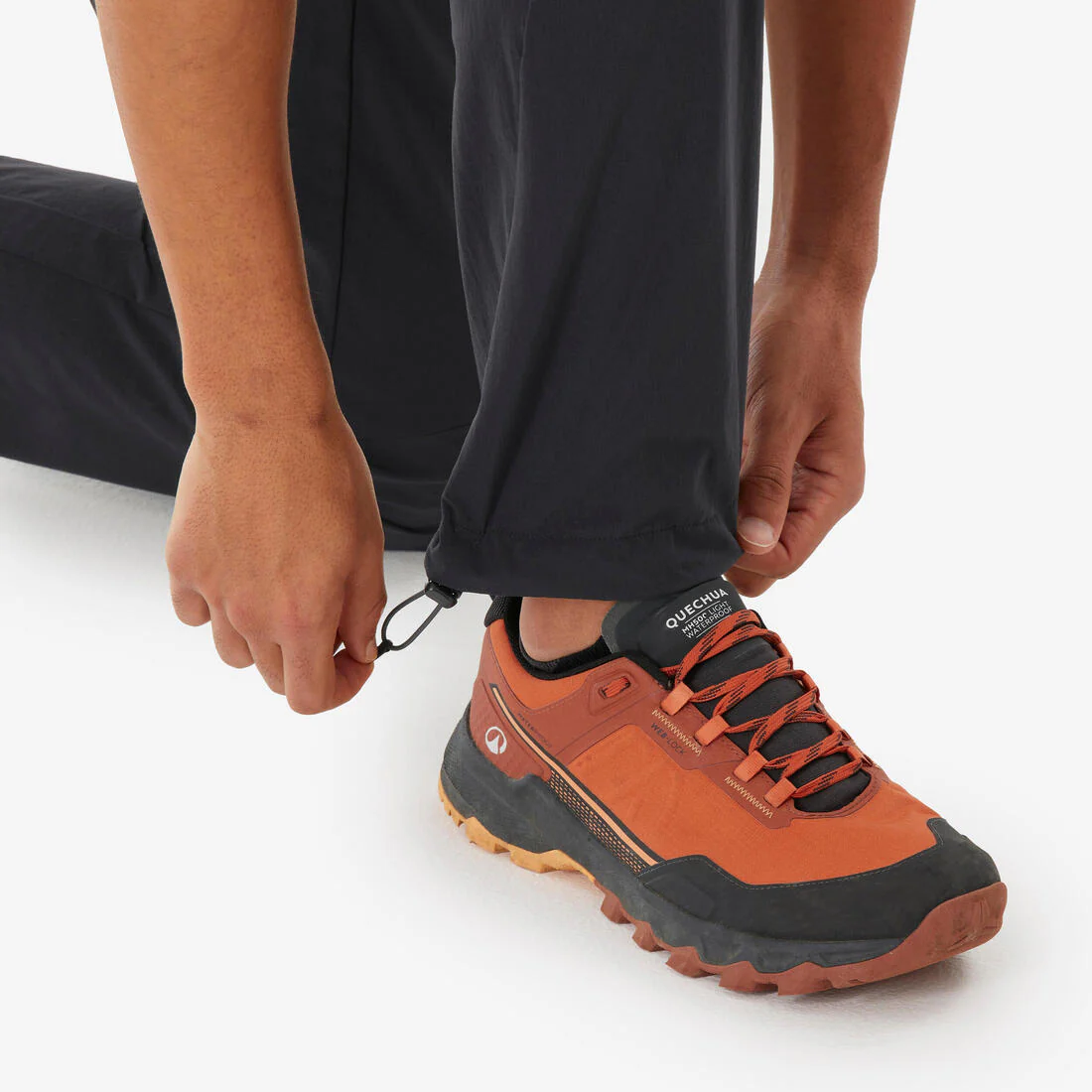 Pantalón de senderismo negro/gris para hombre MH500 - Image 33