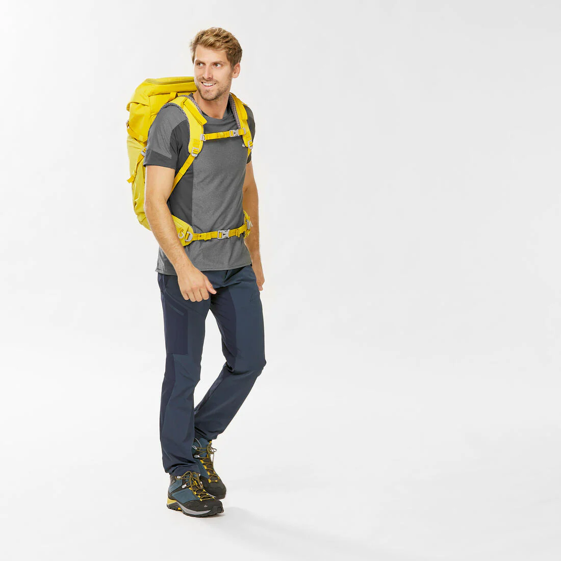 Pantalón de senderismo negro/gris para hombre MH500 - Image 38