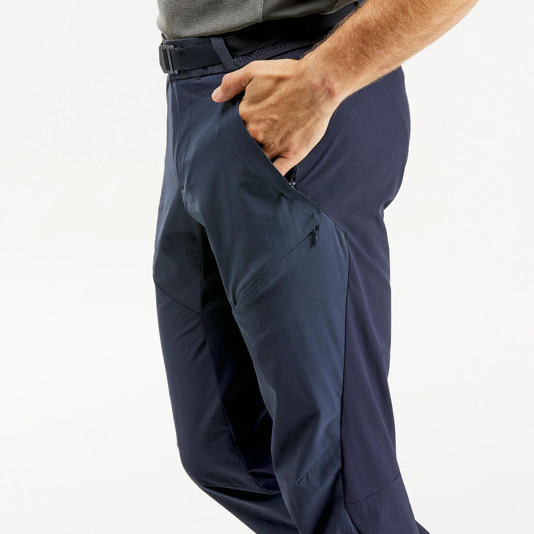 Pantalón de senderismo negro/gris para hombre MH500 - Image 42
