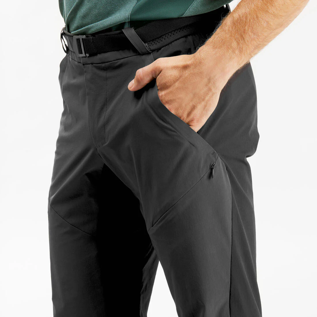 Pantalón de senderismo negro/gris para hombre MH500 - Image 48