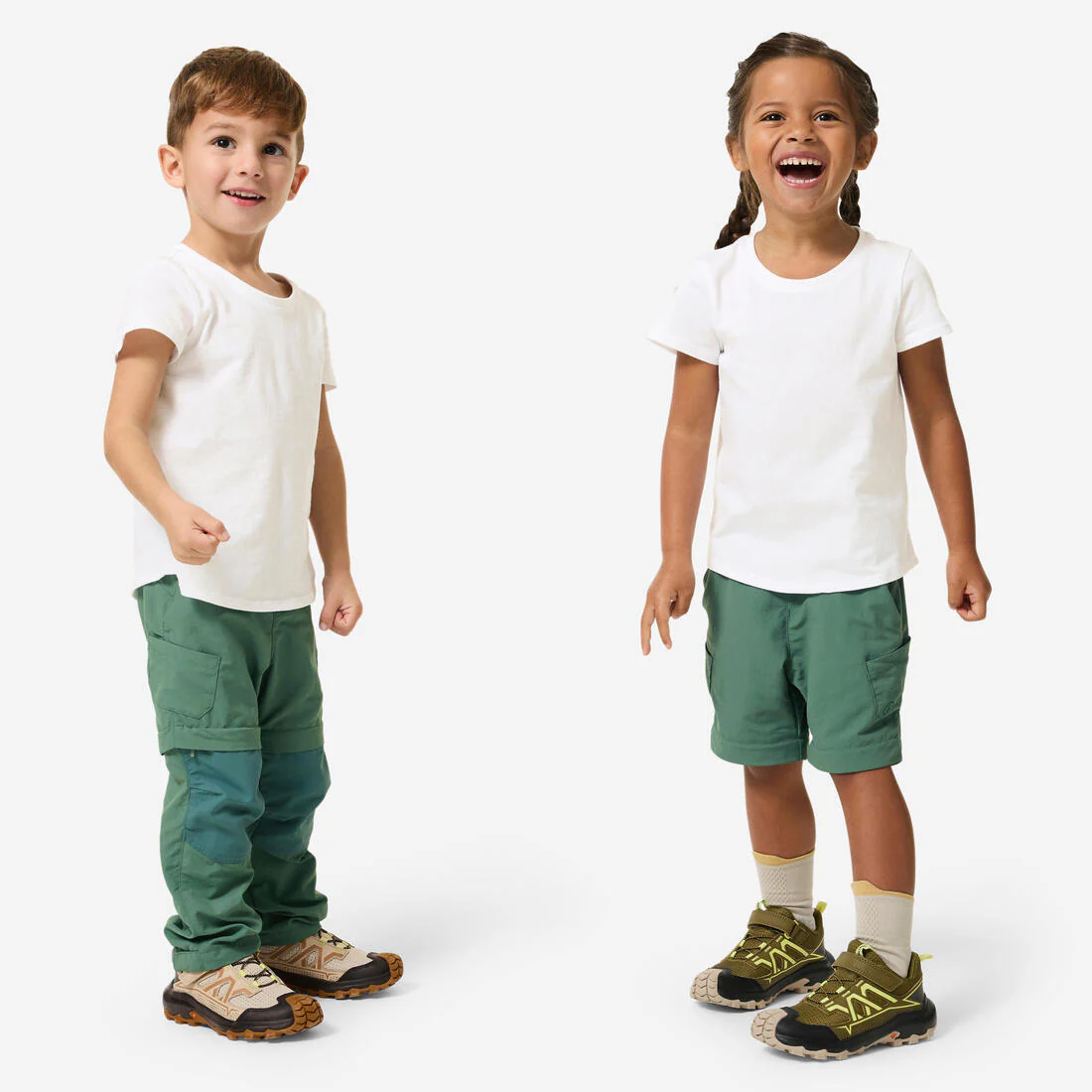 Pantalón de senderismo para niños Modulpant MH500