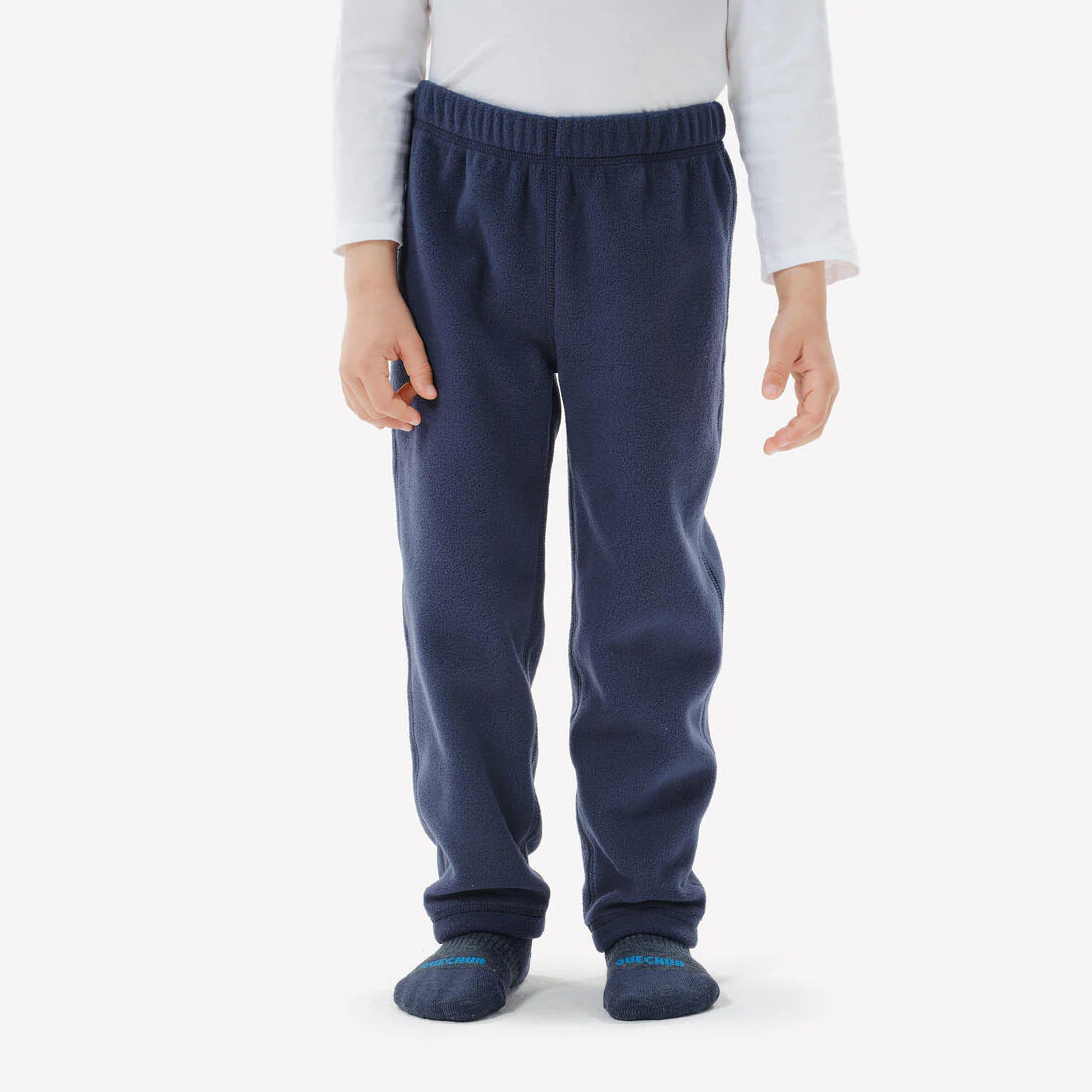 Pantalón de senderismo polar azul marino para niños de 2 a 6 años MH100