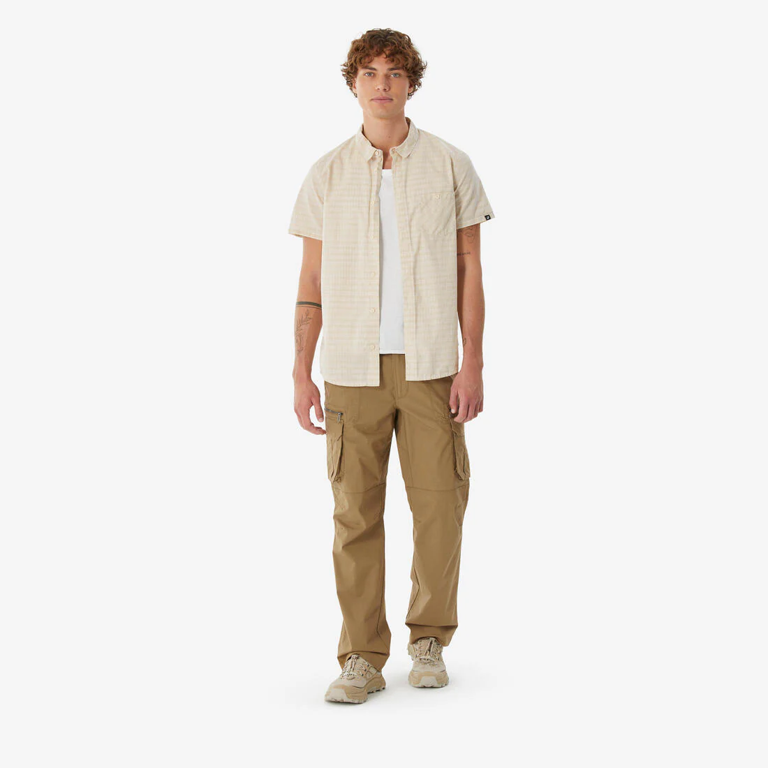 Pantalón de senderismo tipo cargo para hombre NH500 - Image 4