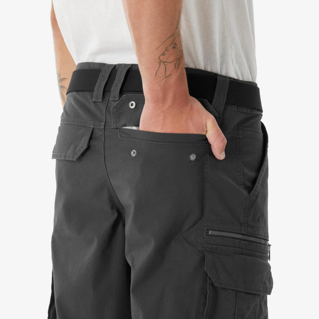 Pantalón de senderismo tipo cargo para hombre NH500 - Image 7