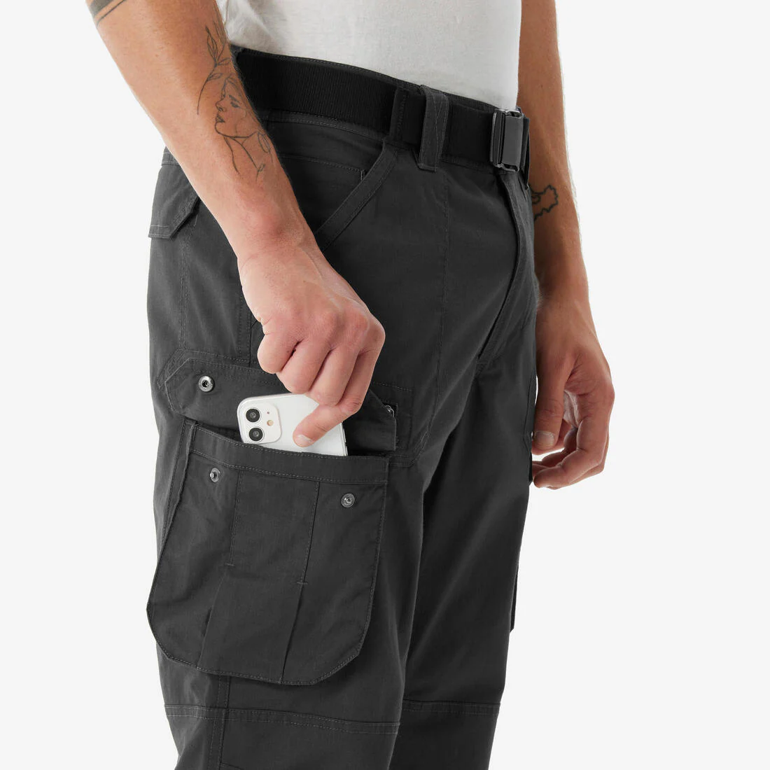 Pantalón de senderismo tipo cargo para hombre NH500 - Image 9