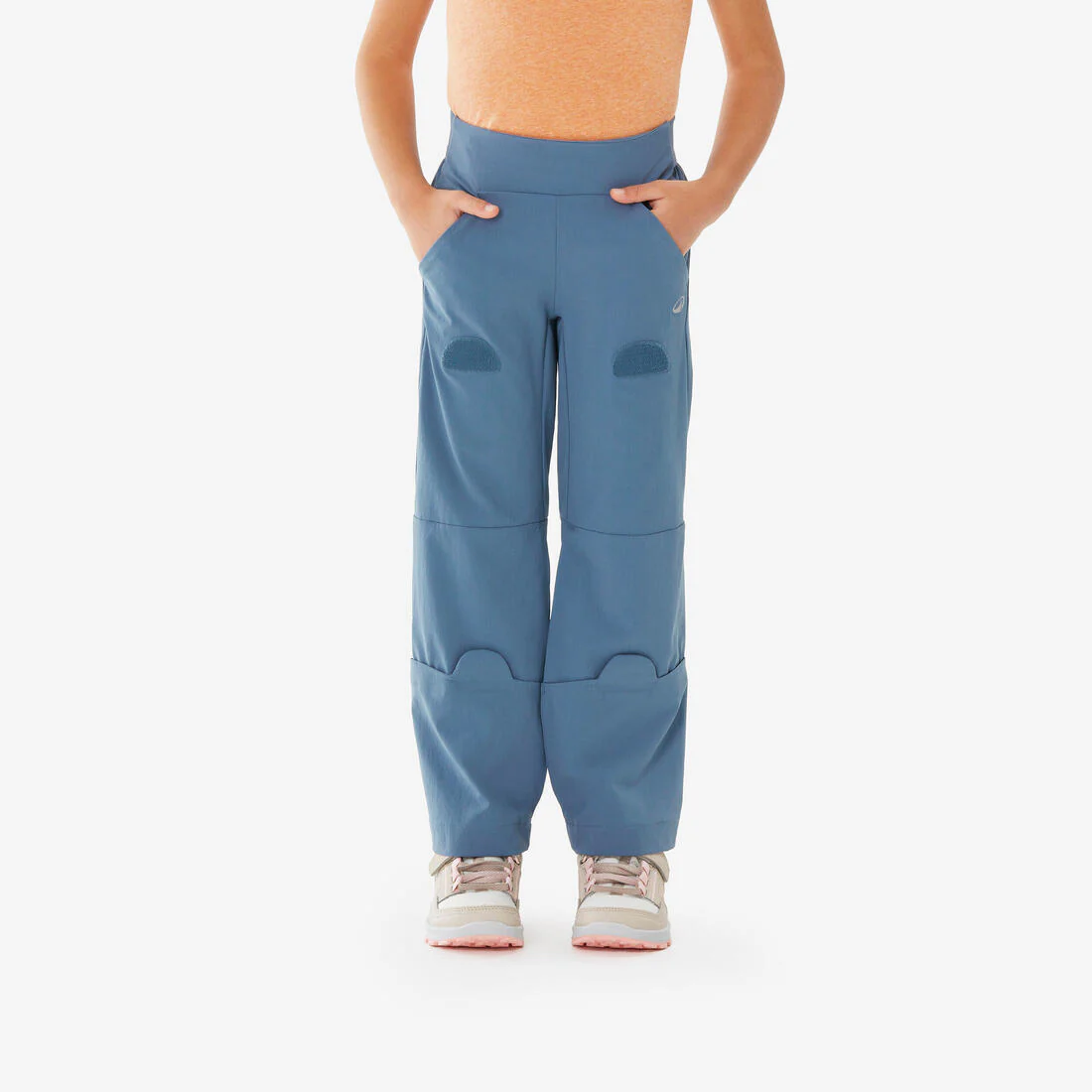 Pantalón de senderismo transformable azul para niños de 2 a 6 años MH100 Easy