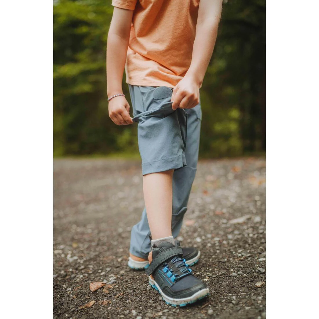 Pantalón de senderismo transformable azul para niños de 2 a 6 años MH100 Easy - Image 13