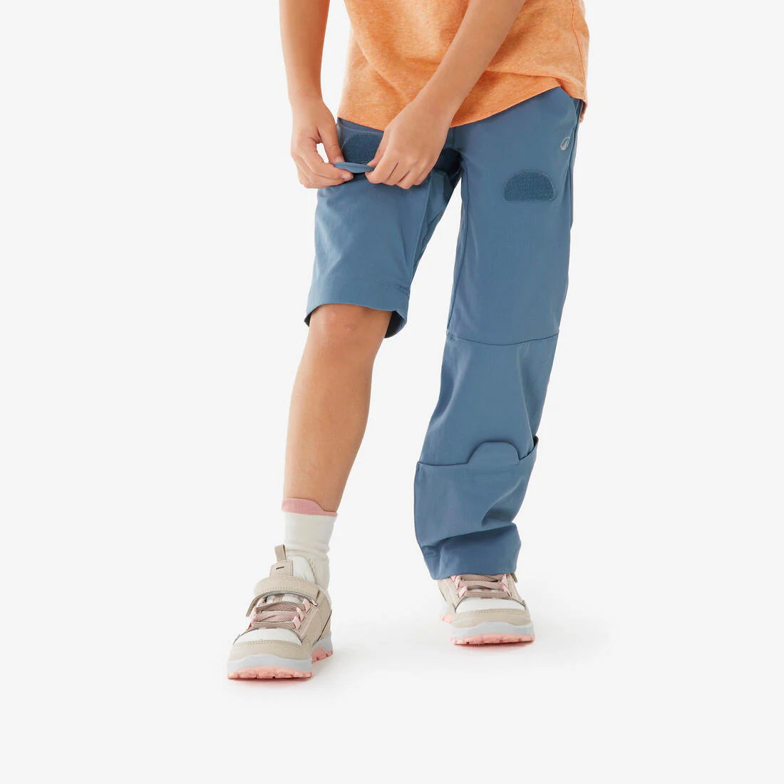 Pantalón de senderismo transformable azul para niños de 2 a 6 años MH100 Easy - Image 4