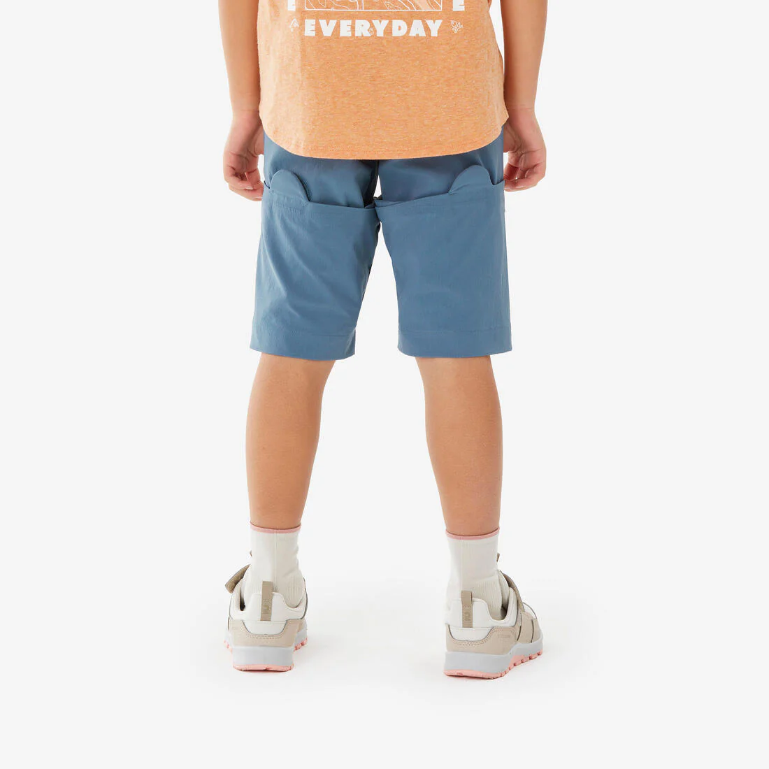 Pantalón de senderismo transformable azul para niños de 2 a 6 años MH100 Easy - Image 6