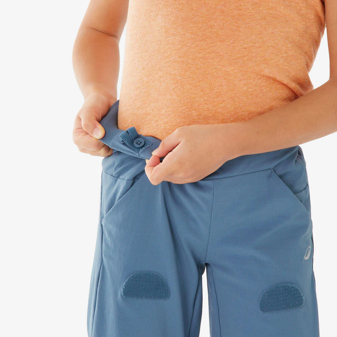 Pantalón de senderismo transformable azul para niños de 2 a 6 años MH100 Easy - Image 8