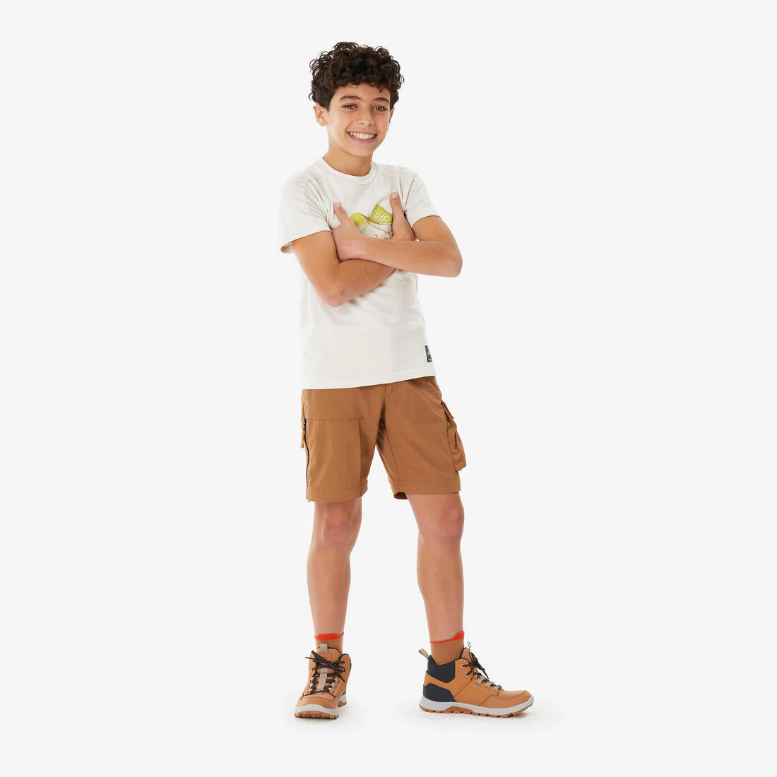 Pantalón de senderismo transformable azul para niños de 7 a 15 años MH500 - Image 6