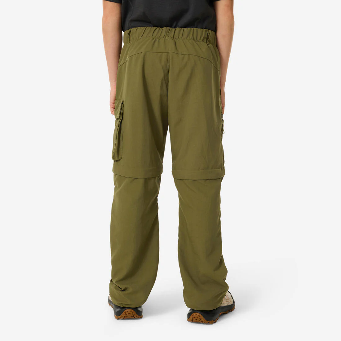 Pantalón de senderismo transformable verde para niños de 7 a 15 años MH500 - Image 5