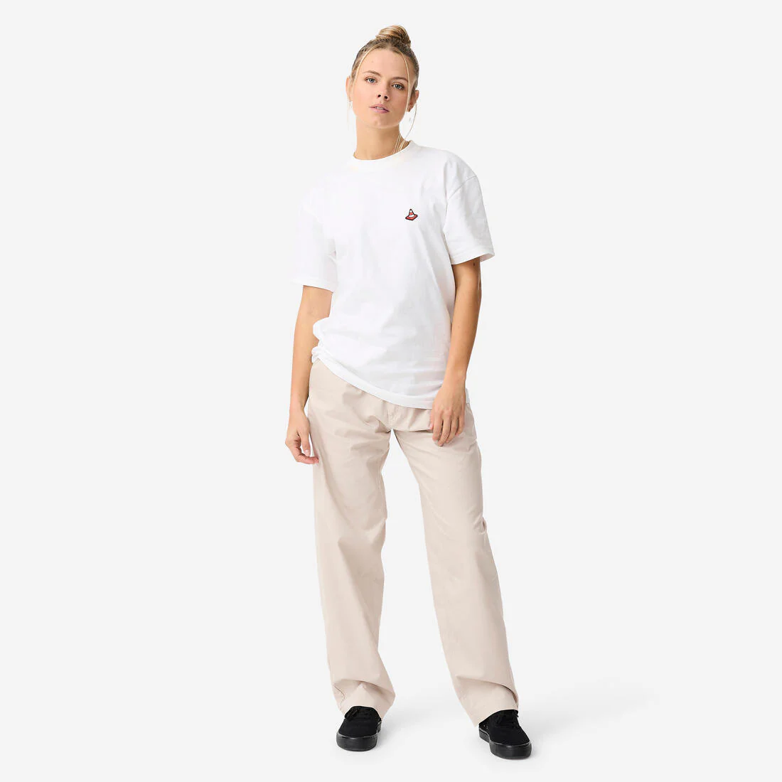 Pantalón de skate tipo chino beige claro CN500 - Image 3