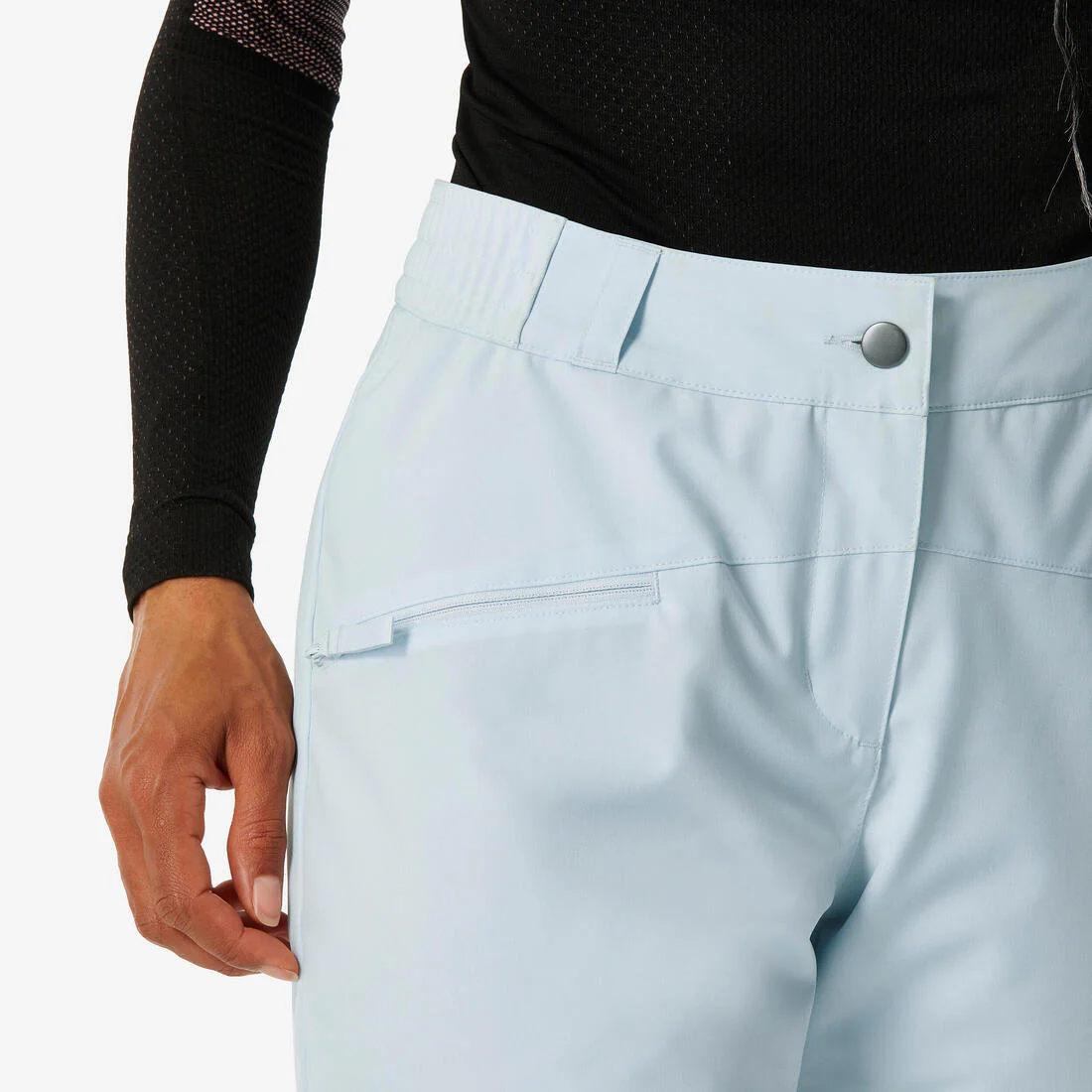 PANTALÓN DE SNOWBOARD IMPERMEABLE MUJER SNB 100 AZUL GLACIAR - Image 12