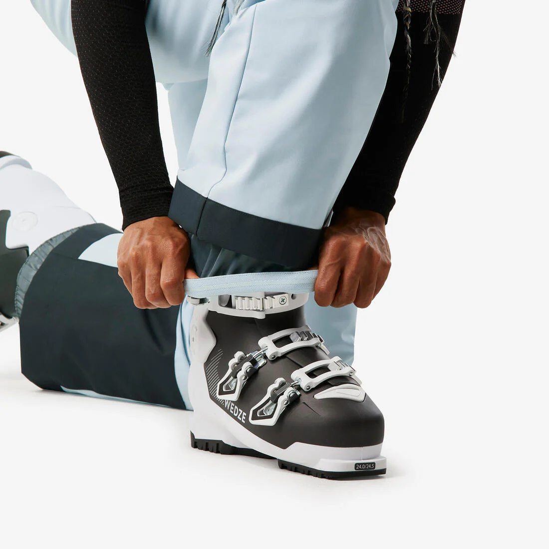 PANTALÓN DE SNOWBOARD IMPERMEABLE MUJER SNB 100 AZUL GLACIAR - Image 13