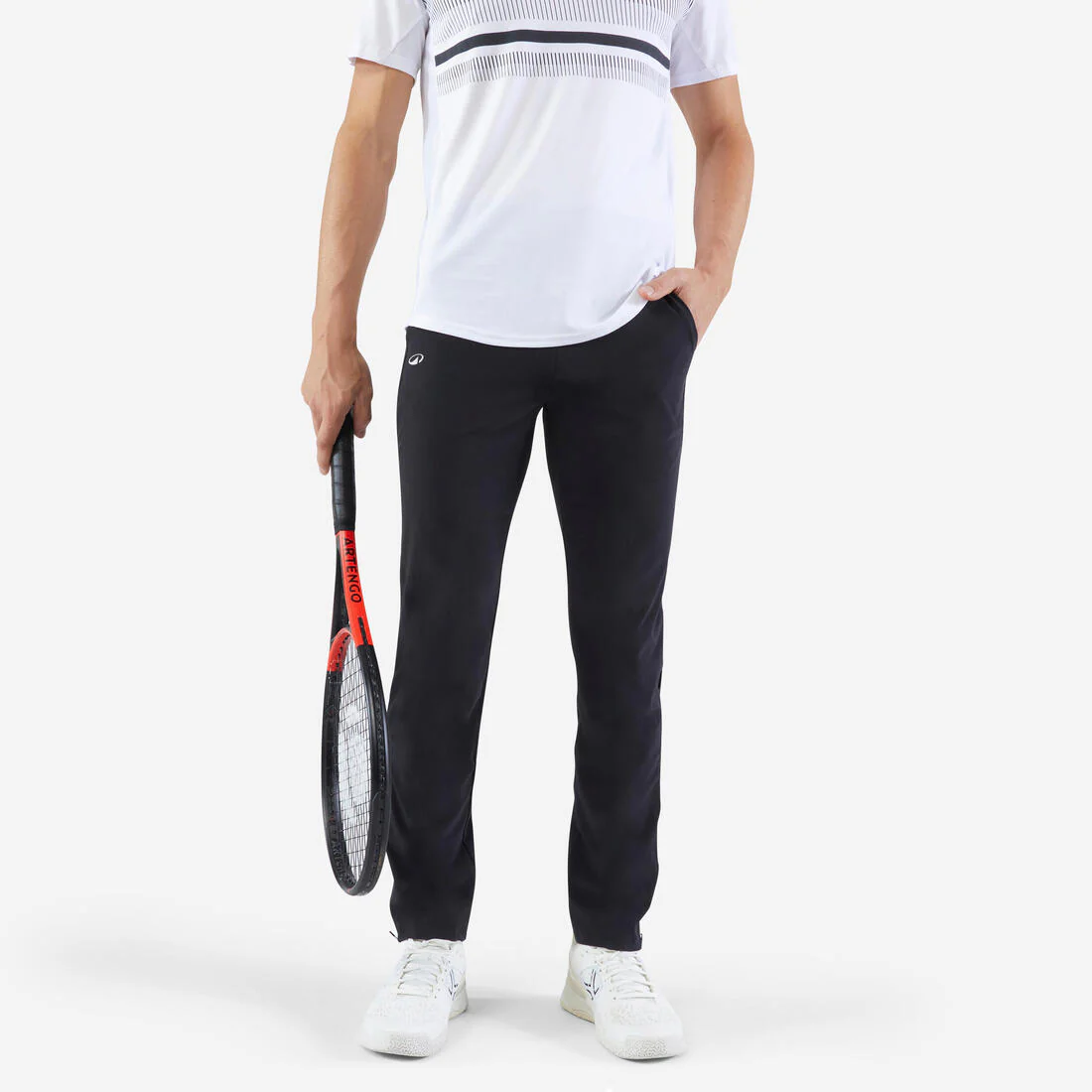 PANTALÓN DE TENIS HOMBRE TPA 500 NEGRO