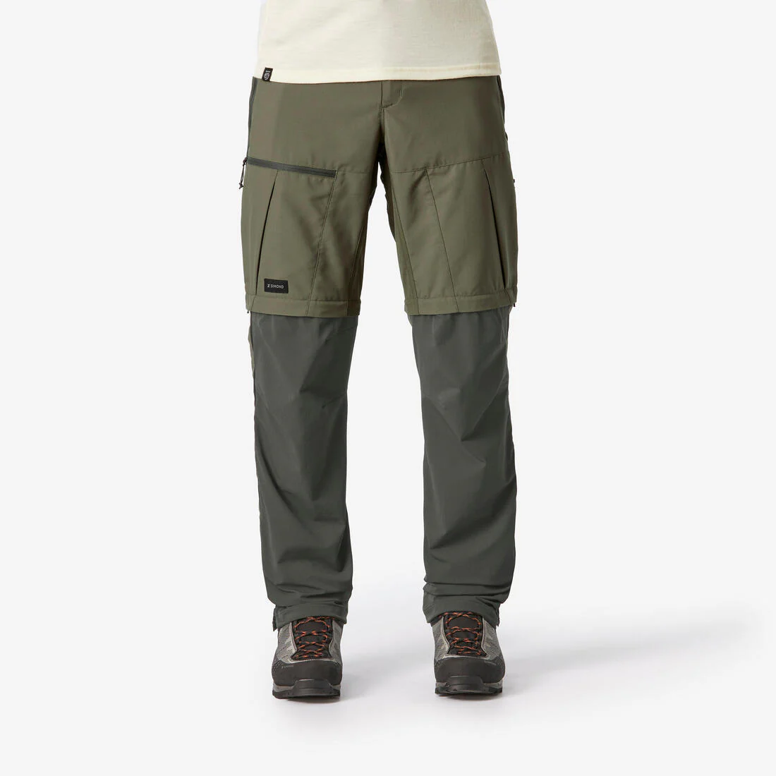 Pantalón de trekking 2 en 1 convertible y resistente para hombre MT500 - Image 3