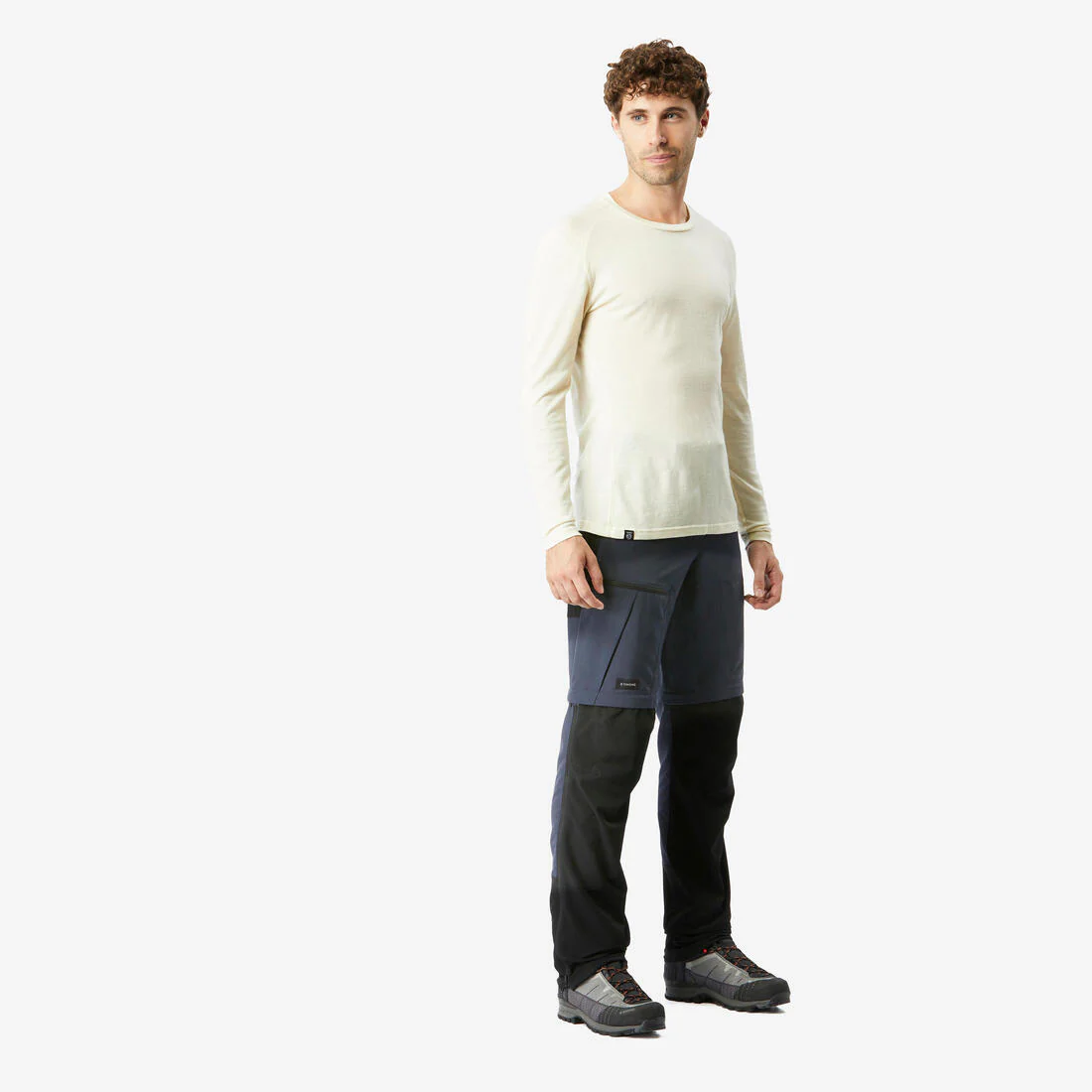 Pantalón de trekking 2 en 1 convertible y resistente para hombre MT500 - Image 4