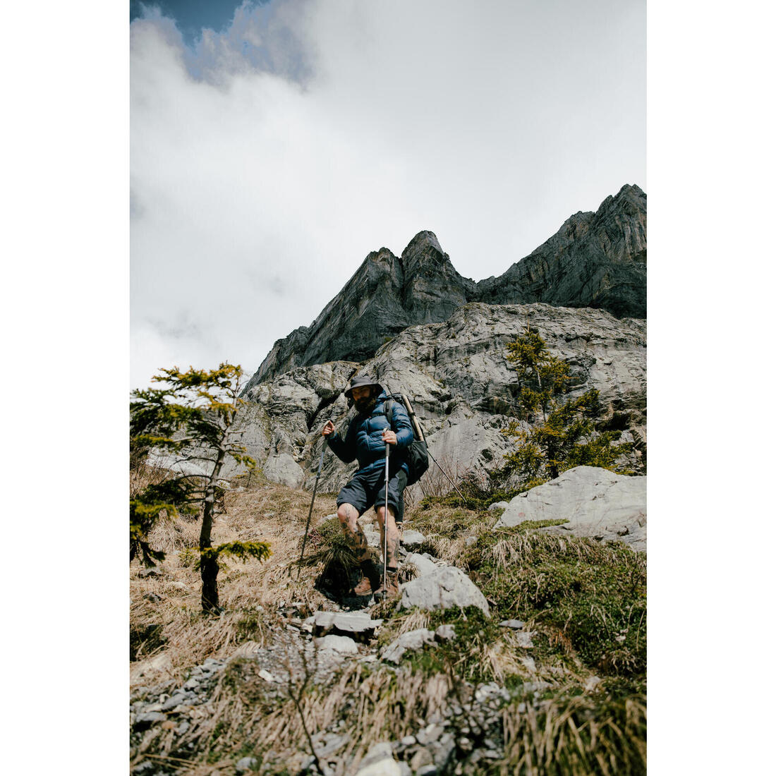 Pantalón de trekking de montaña resistente para hombre MT500 - Image 21