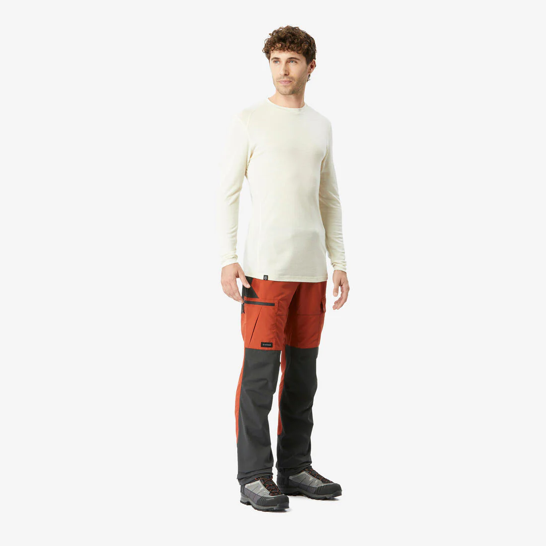 Pantalón de trekking de montaña resistente para hombre MT500 - Image 4