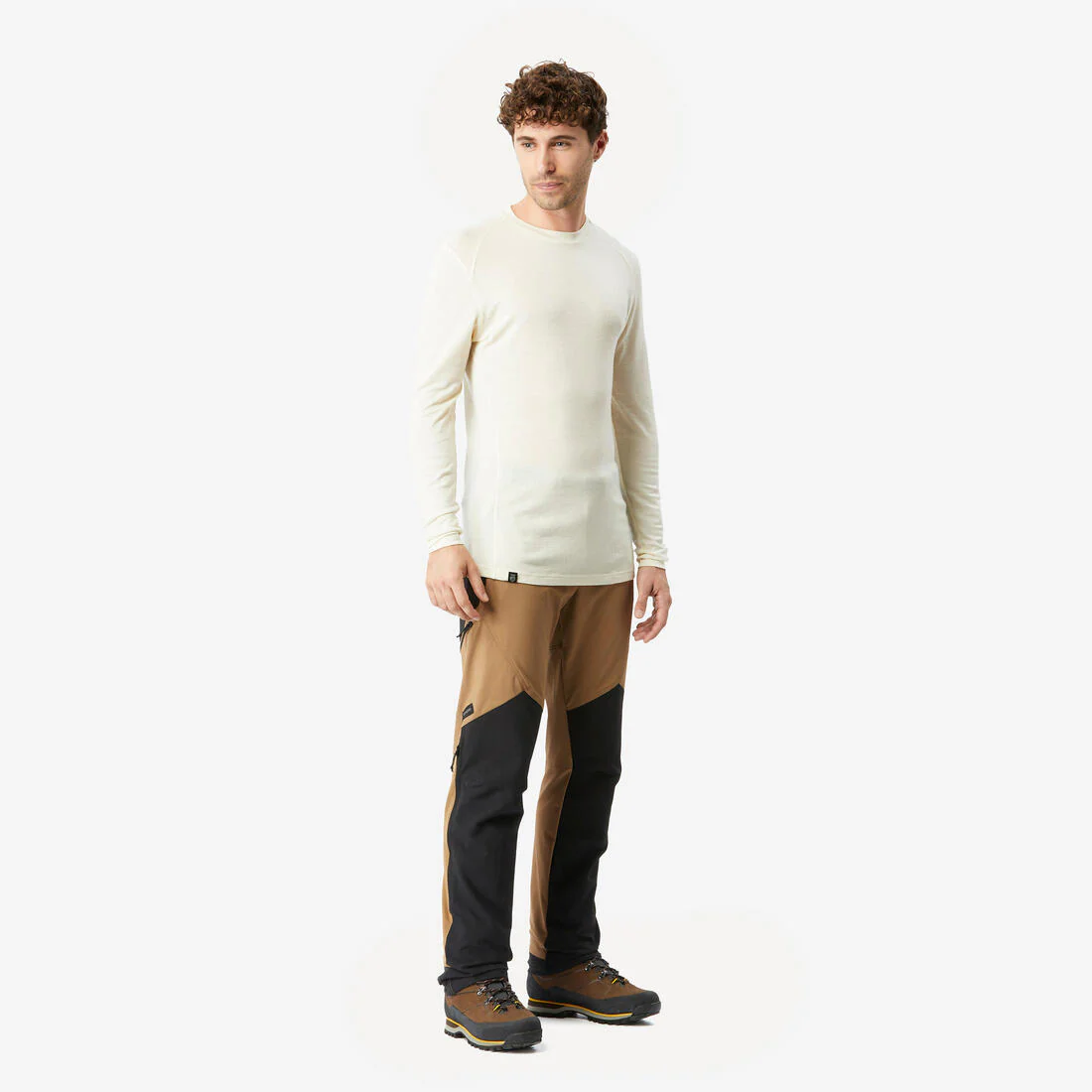 Pantalón de trekking en montaña perlante y rompevientos para hombre MT900 - Image 5
