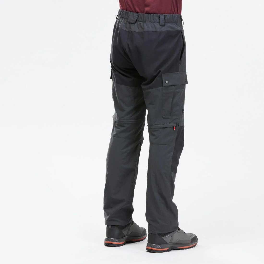 Pantalón de trekking montaña transformable 2 en 1 resistente para hombre MT100 - Image 4