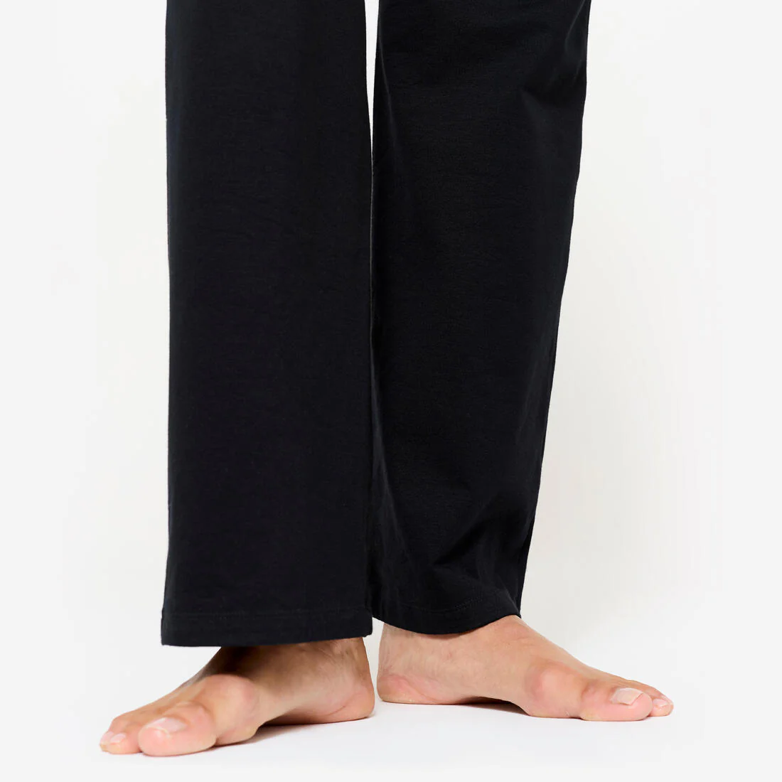 Pantalón de yoga suave de tiro ultra negro para mujer - Image 6