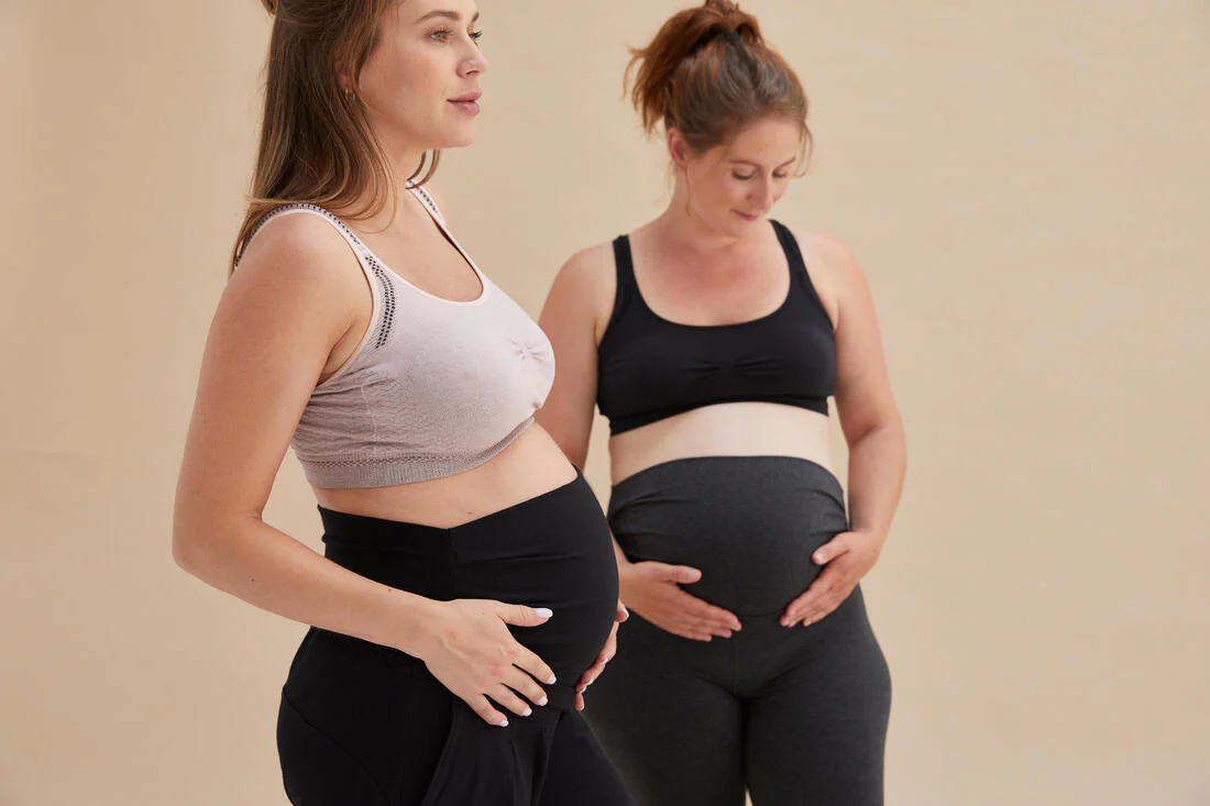 Pantalón de yoga suave negro prenatal - Image 7