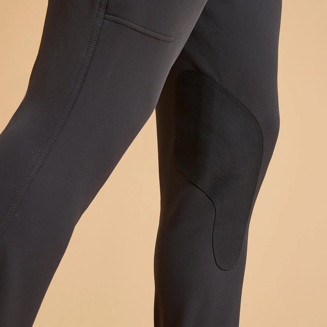 Pantalón Equitación 500 Hombre Gris Oscuro - Image 10