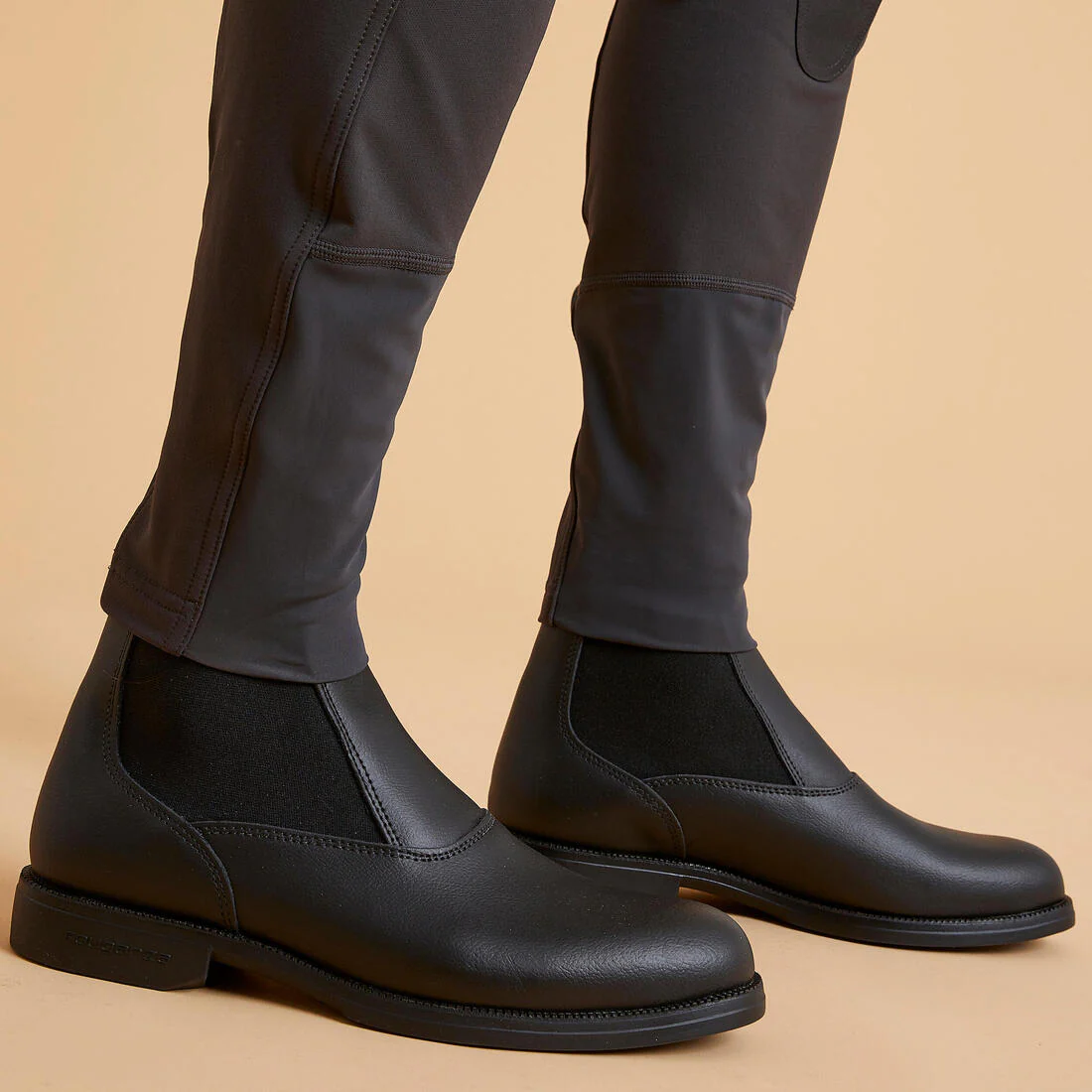 Pantalón Equitación 500 Hombre Gris Oscuro - Image 11
