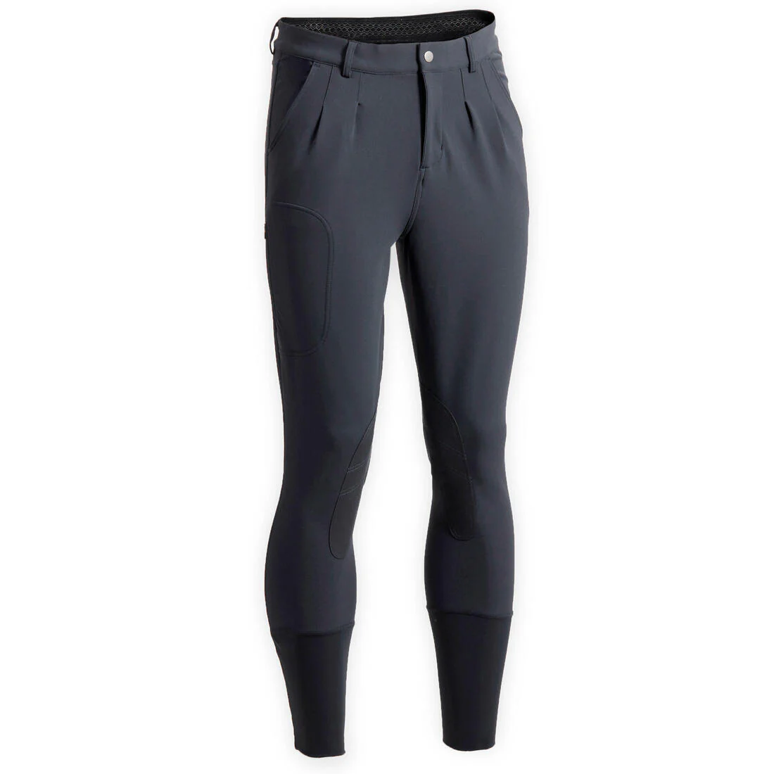 Pantalón Equitación 500 Hombre Gris Oscuro - Image 12
